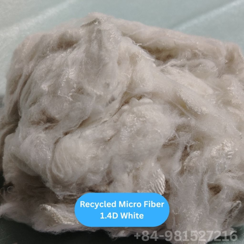 Recycled Micro Fiber 1.4D White