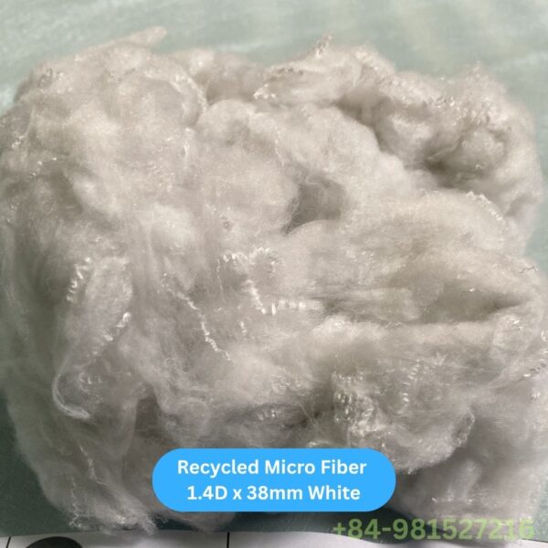 Recycled Micro Fiber 1.4D White
