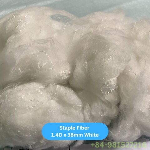 Staple Fiber 1.4D White