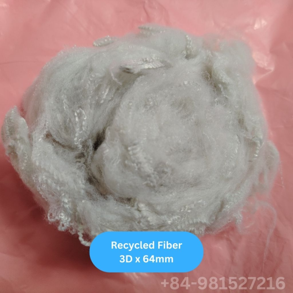 Polyester Fiber 3D White