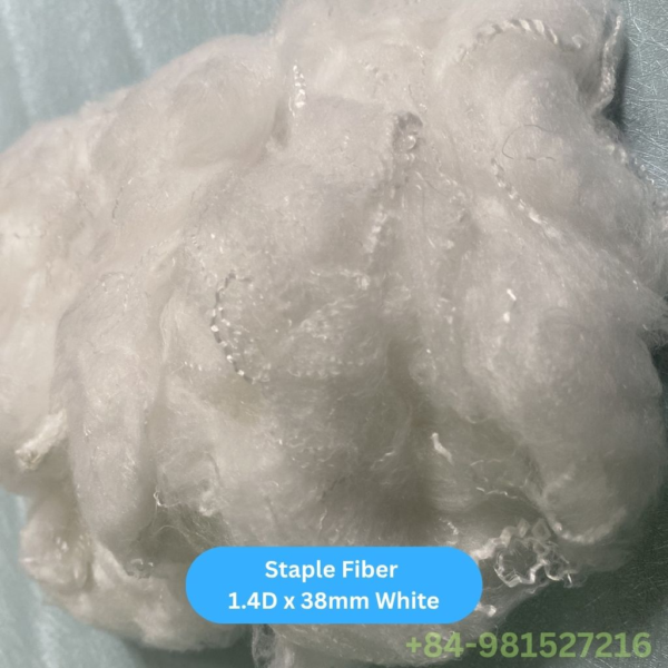 Staple Fiber 1.4D White