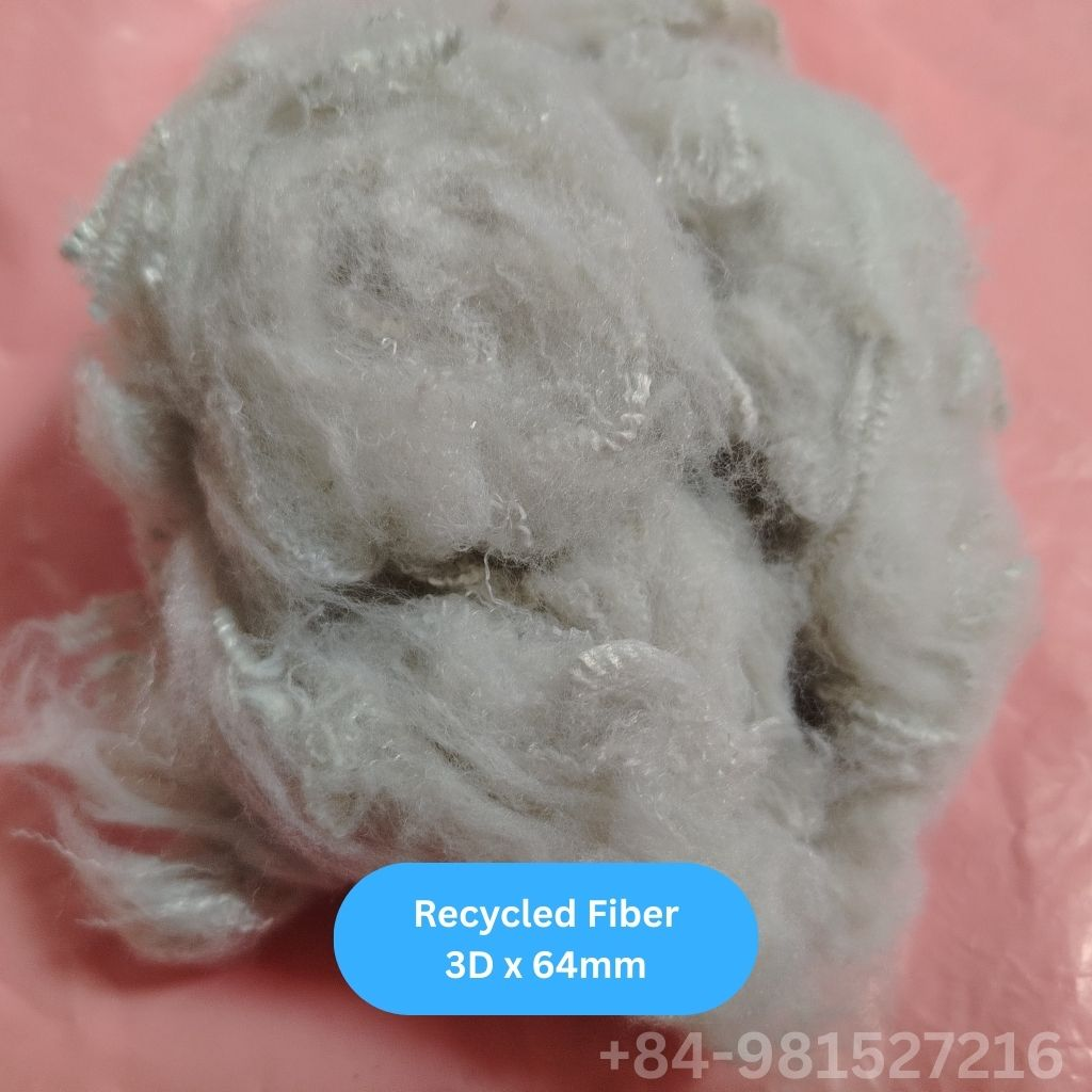 Polyester Fiber 3D White