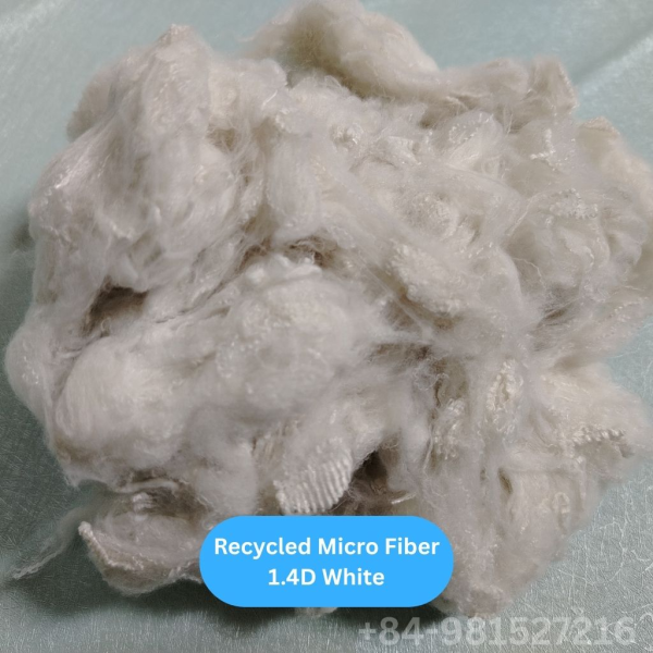 Recycled Micro Fiber 1.4D White