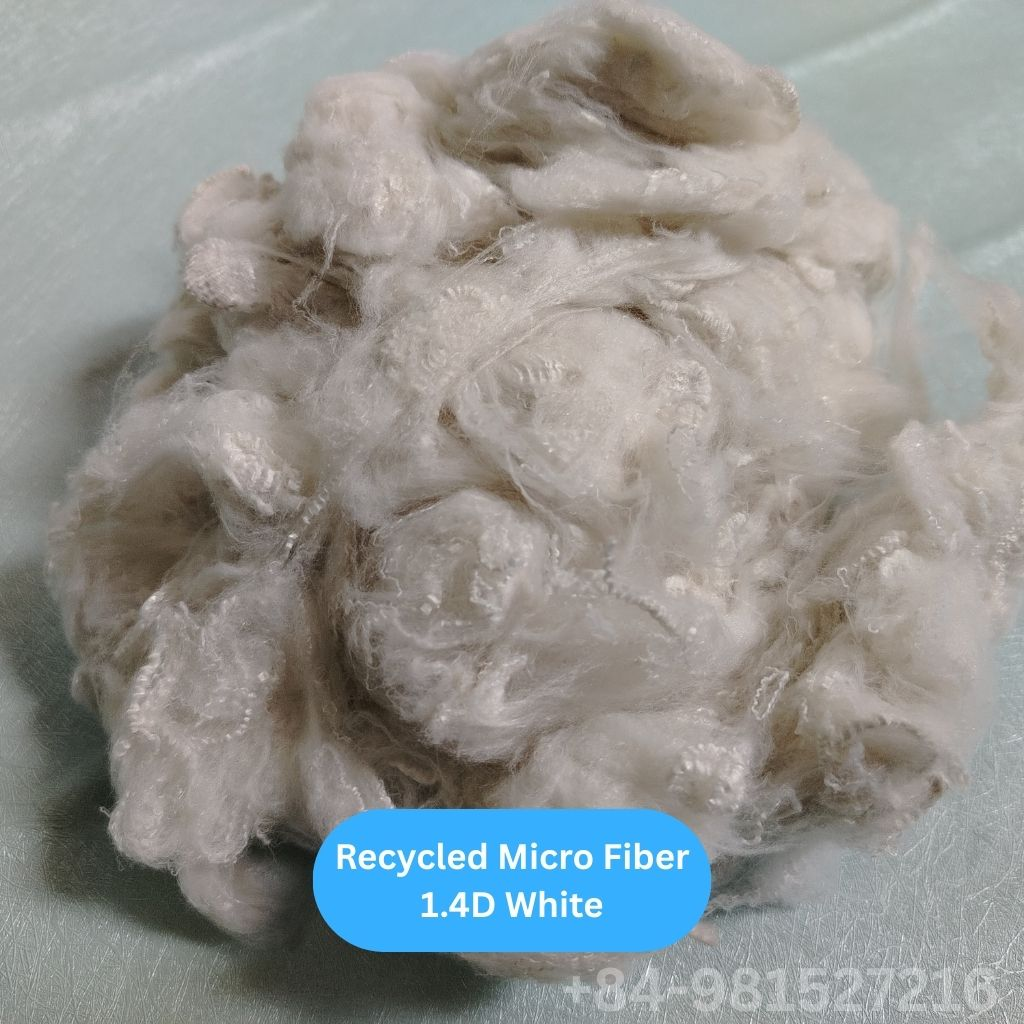 Recycled Micro Fiber 1.4D White