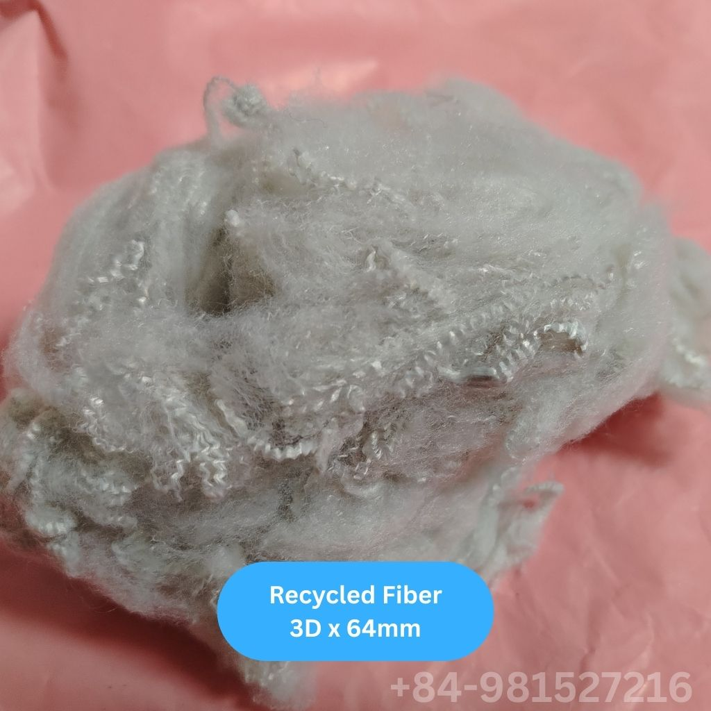 Polyester Fiber 3D White