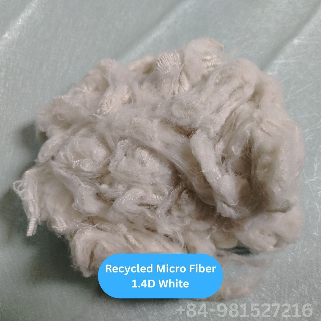 Recycled Micro Fiber 1.4D White