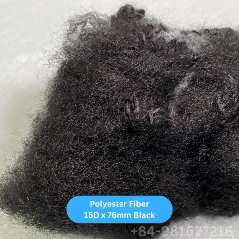 Staple Fiber 15D 76 Black