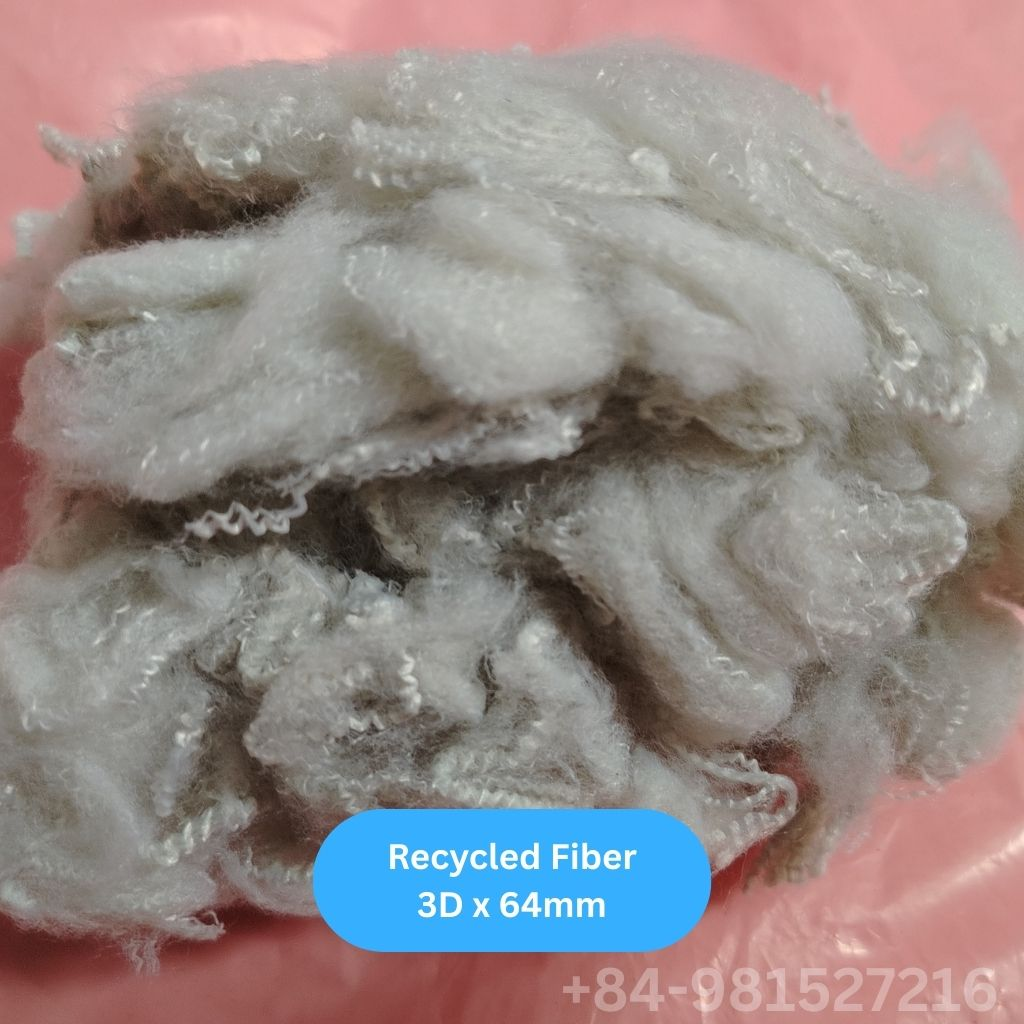 Polyester Fiber 3D White