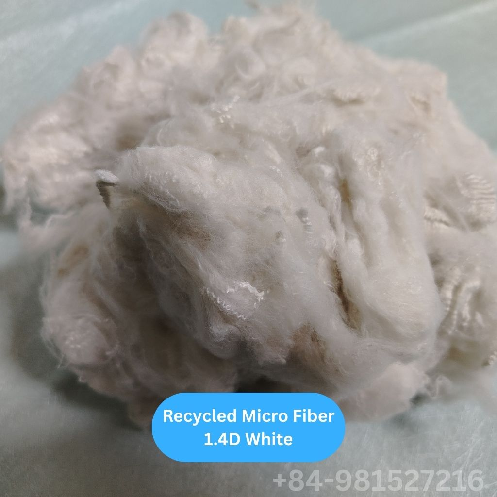 Recycled Micro Fiber 1.4D White