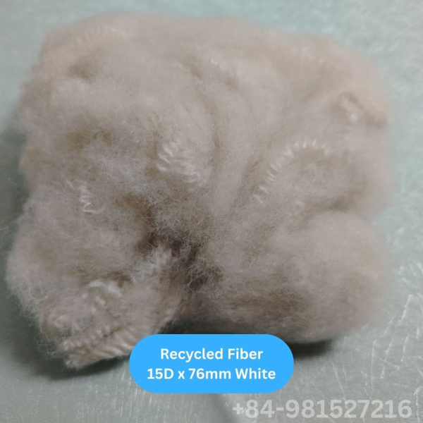 Recycled Fiber 15D White