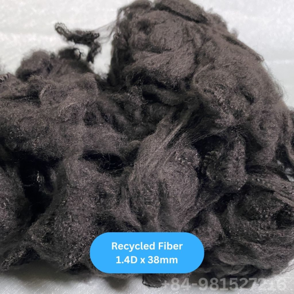 Recycled Micro Fiber 1.4D 38mm Black