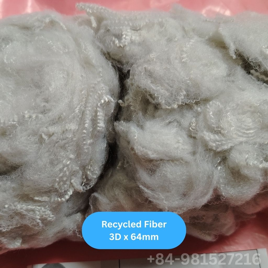 Polyester Fiber 3D White