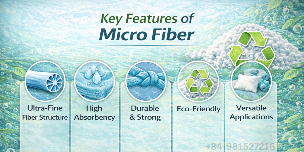 Key features of Recycled Fiber