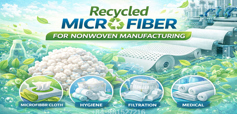 Recycled Micro Fiber for Nonwoven Manufacturing