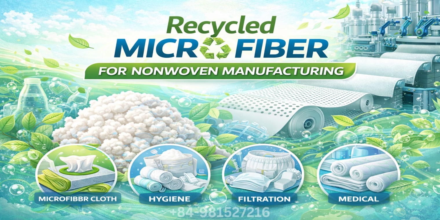 Recycled Micro Fiber for Nonwoven Manufacturing