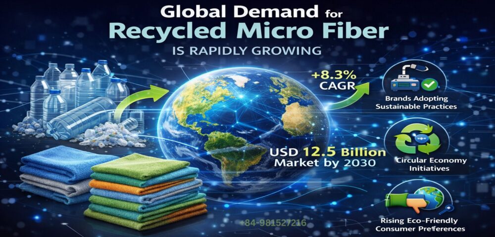 Global Demand for Recycled Micro Fiber is Rapidly Growing