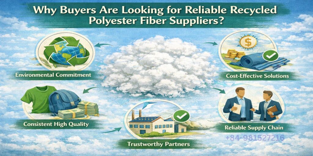 Why Buyers Are Looking for Reliable Recycled Polyester Fiber Suppliers?