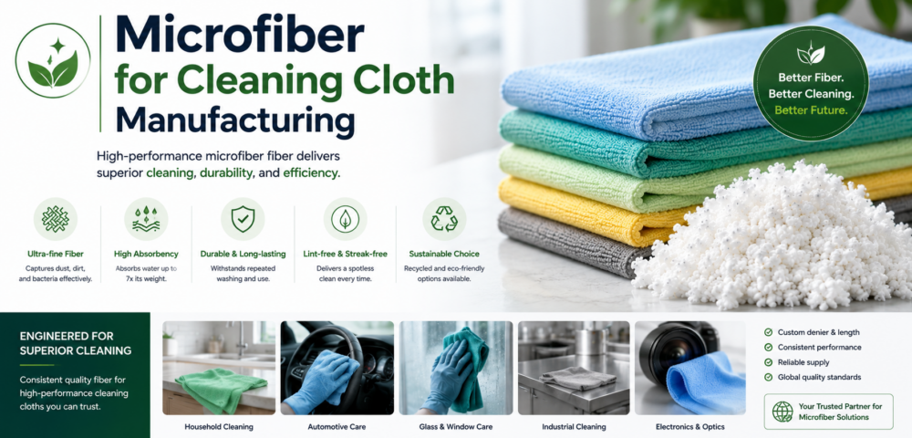 Microfiber for Cleaning Cloth Manufacturing: Complete B2B Guide