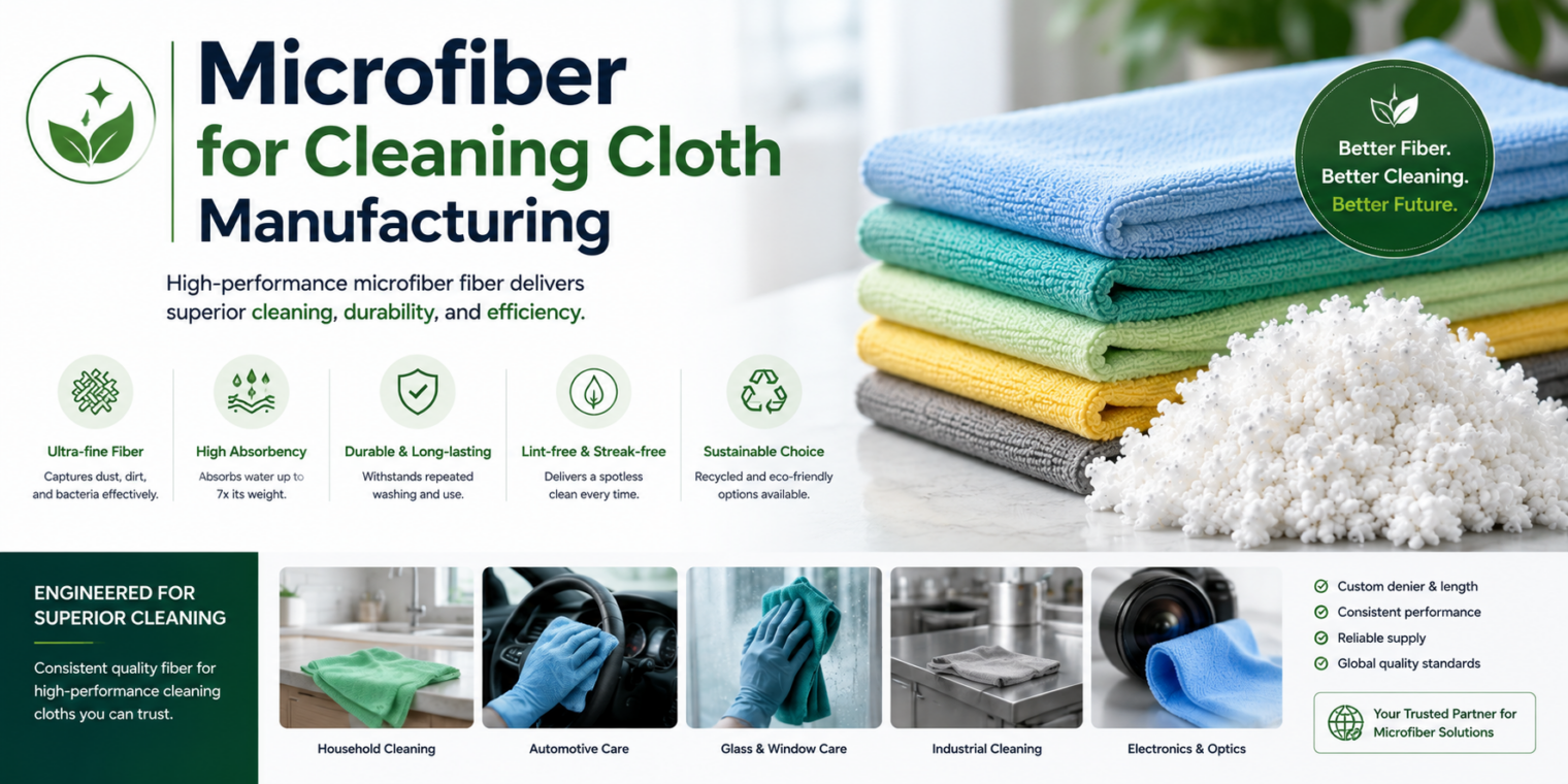 Microfiber for Cleaning Cloth Manufacturing: Complete B2B Guide