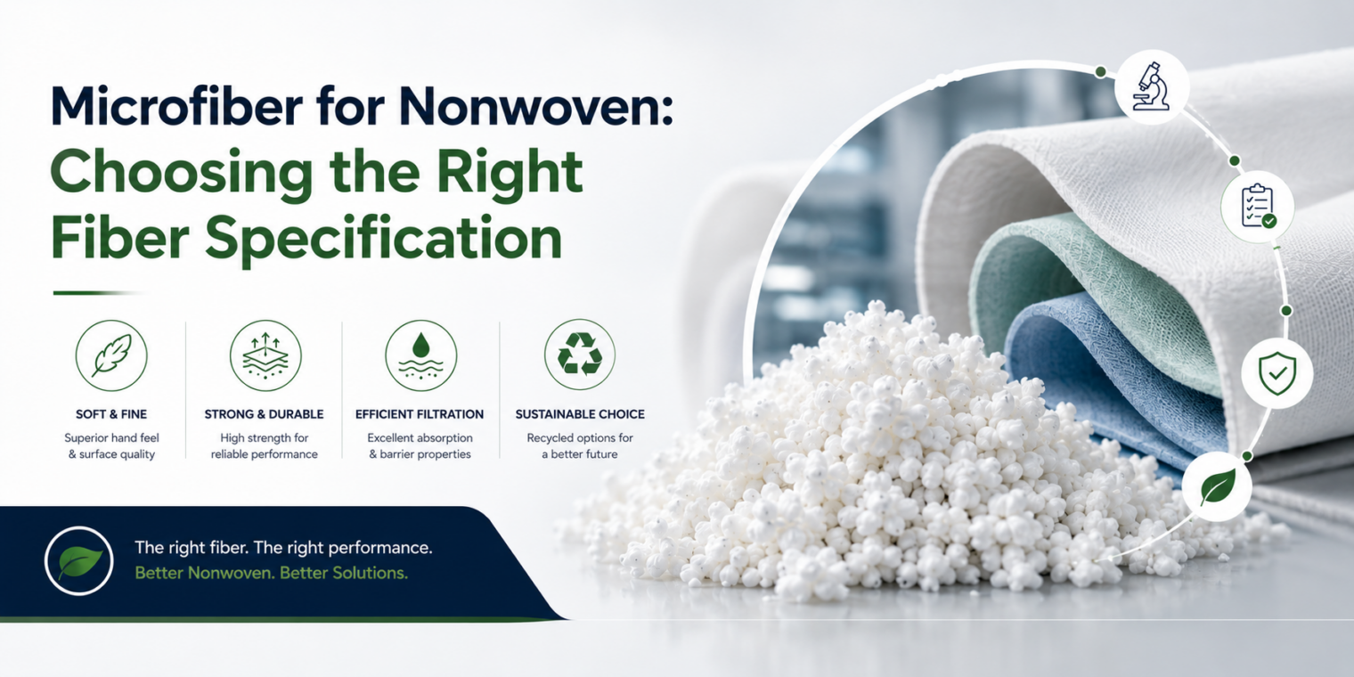 Microfiber for Nonwoven: Choosing the Right Fiber Specification