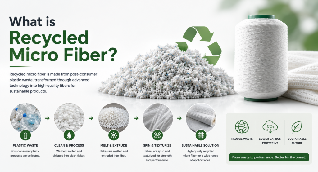 What is Recycled Polyester Micro Fiber?