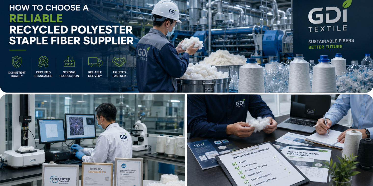How to Choose a Reliable Recycled Polyester Staple Fiber Supplier