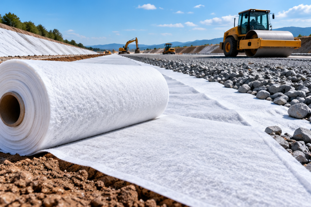 Recycled Polyester Fiber for Geotextile Applications