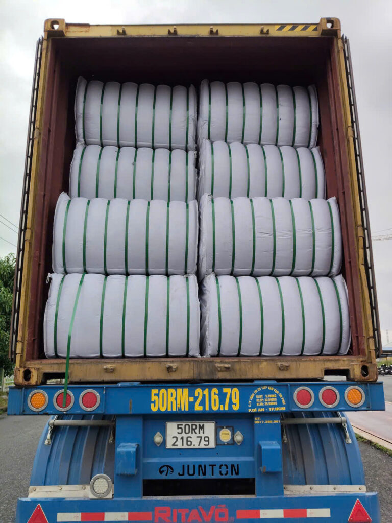 Recycled Fiber Loading Container
