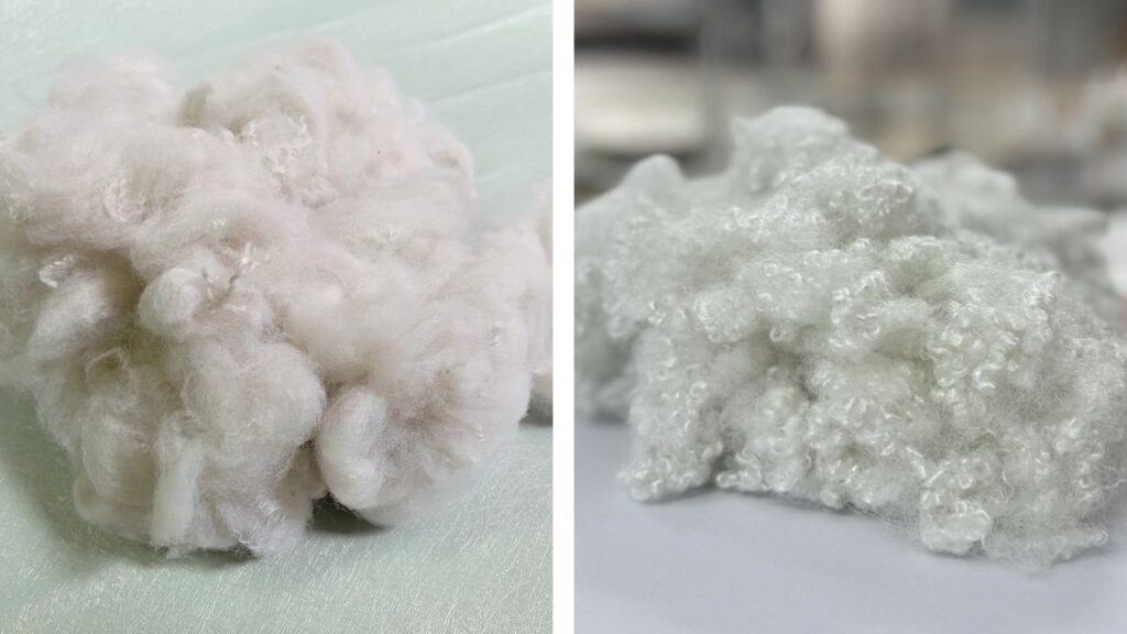 Solid vs hollow polyester fiber for mattress manufacturing