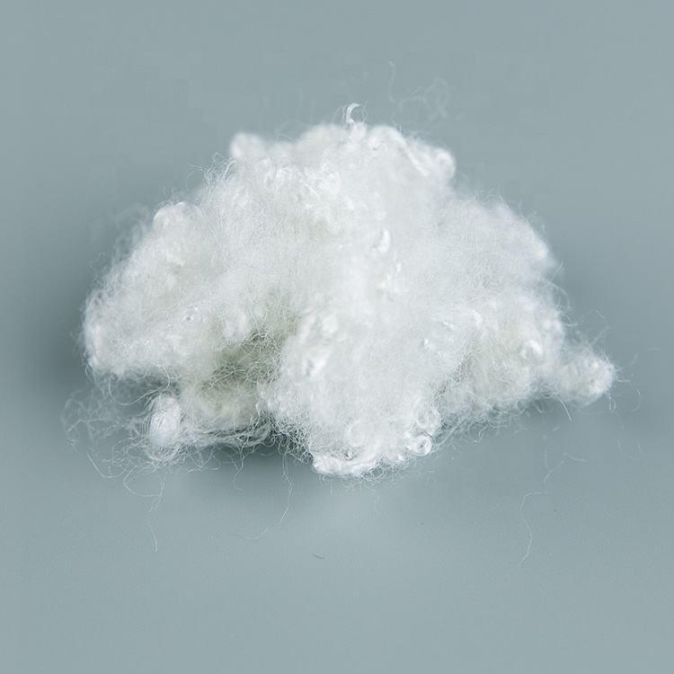 Recycled polyester staple fiber for industrial textile applications