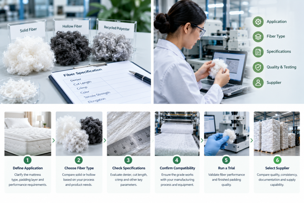 How to Choose the Right Recycled Polyester Fiber Grade