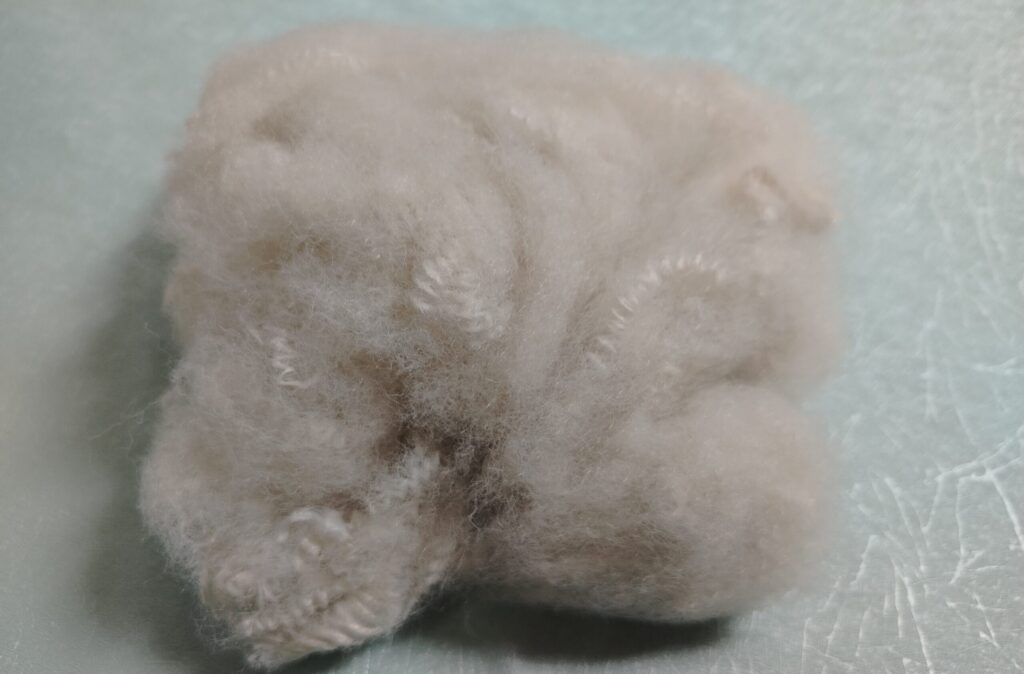 Solid Recycled Polyester Fiber for Mattress Padding