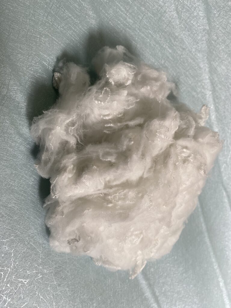 Solid White Fiber