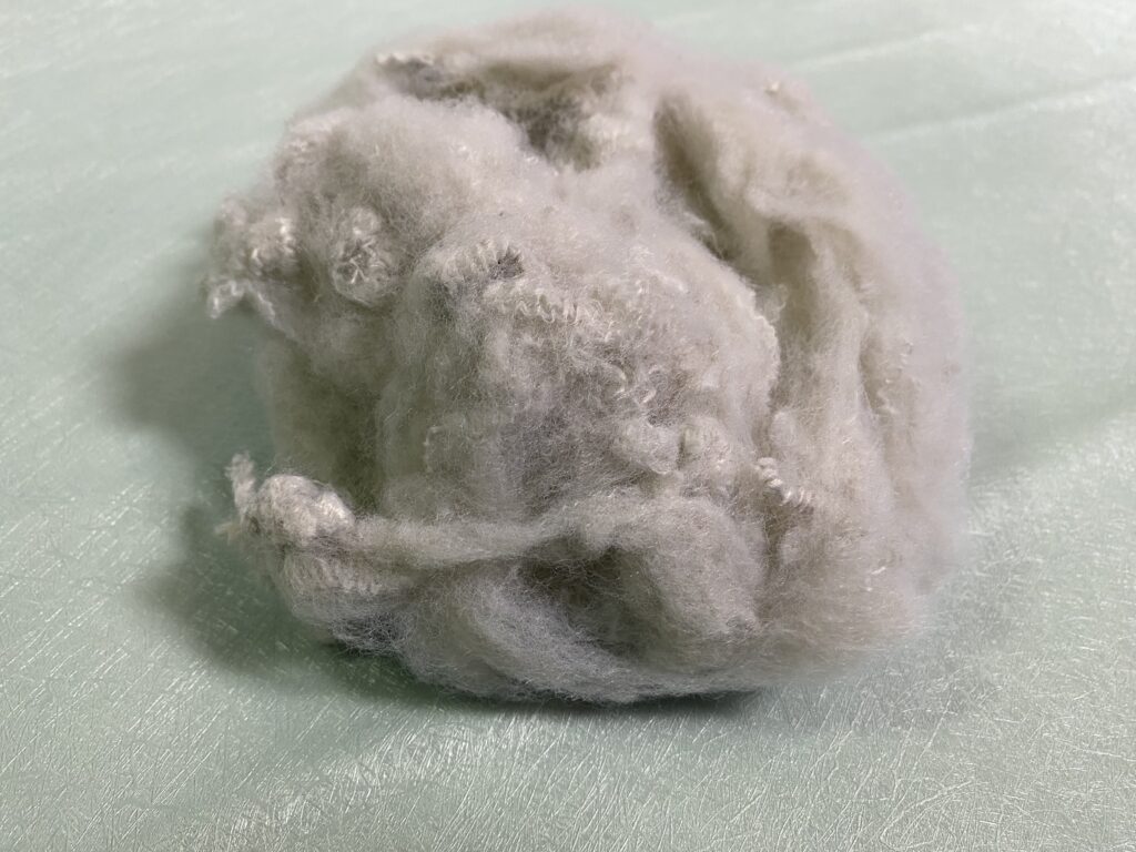 6D × 64mm Recycled Polyester Staple Fiber