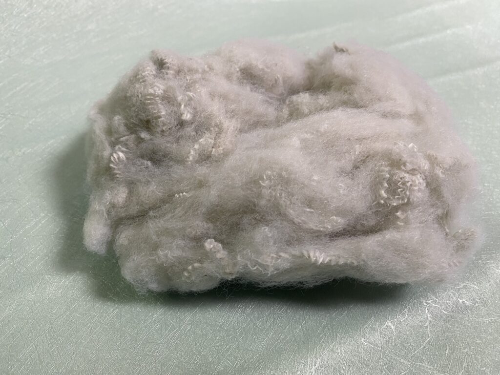 6D × 64mm Recycled Polyester Staple Fiber