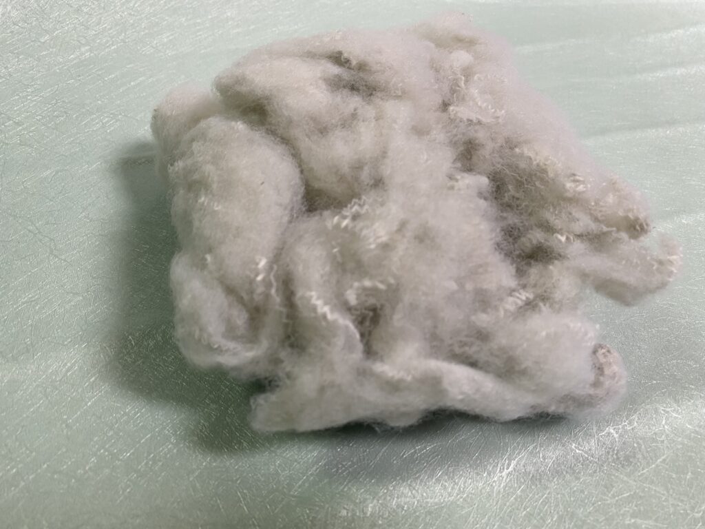 6D × 64mm Recycled Polyester Staple Fiber