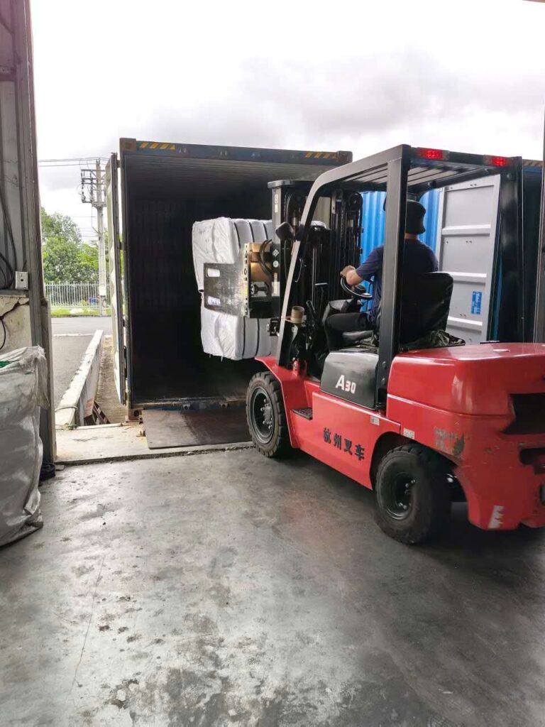 Recycled Fiber Packing and Loading